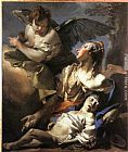 Giovanni Battista Tiepolo The Angel Succouring Hagar painting